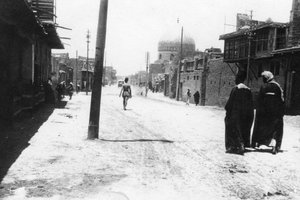 New Street, Bagdád, Mezopotámie, WWI, 1918 od Unbekannt