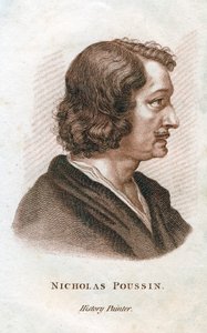 Nicolas Poussin, francouzský klasický malíř, c19 od Unbekannt