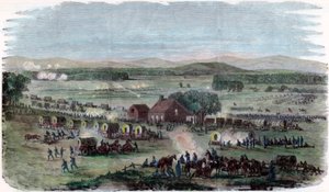 Night of the Battle Cedar Mountain, Culpeper County, Virginia, Americká občanská válka, 9. srpna 1862 od Unbekannt