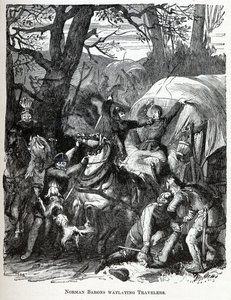 Norman Barons Waylaying Travelers, 1882 od Unbekannt