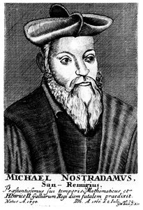 Nostradamus, francouzský lékař a astrolog 16. století, 1725 od Unbekannt
