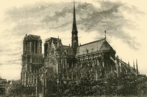 Notre Dame, 1890. od Unbekannt