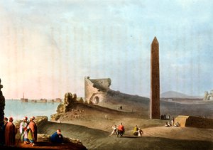 Obelisky v Alexandrii zvané Cleopatras Needles, 1802 od Unbekannt