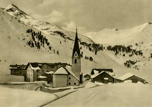 Obergurgl, Tyrolsko, Rakousko, c1935. od Unbekannt