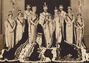 Oficiální korunovační skupina, 1937 od Unbekannt