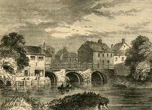Old Bow Bridge, c1876. od Unbekannt