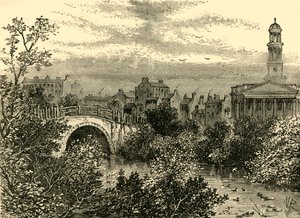 Starý most přes jezero, Regents Park, v roce 1847, c1876. od Unbekannt