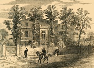 Old Gore House, v roce 1830, c1876. od Unbekannt