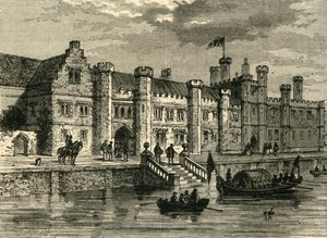 Starý palác Greenwich, v roce 1630, c1878. od Unbekannt