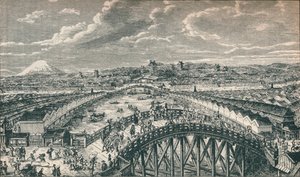 Staré Tokio: město Edo, sídlo vlády šógunů po stovky let, 1907 od Unbekannt