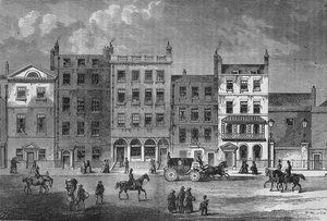 Staré domy v Pall Mall, Westminster, Londýn, c1830 1878 od Unbekannt