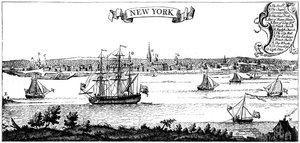 Starý pohled na New York, 1730 c1880 od Unbekannt
