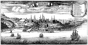 Starý pohled na Quebec, 1730 c1880 od Unbekannt