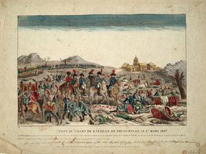 Na bitevním poli Eylau, 1807 od Unbekannt