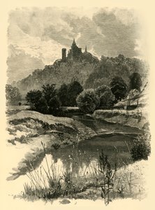 Na Churnetu, poblíž Alton Towers, 1898. od Unbekannt