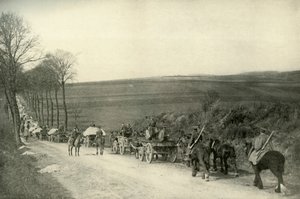Na cestě do zákopů, 1919. od Unbekannt