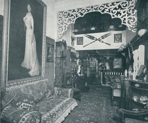 Jedna z přijímacích místností v Sandow Institute, c1898 od Unbekannt
