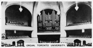 Varhany, Toronto University, c1920 od Unbekannt