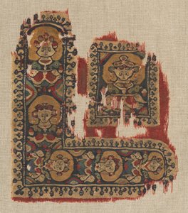 Ornament Gammadion a Segmentum z tuniky, 500. léta. od Unbekannt