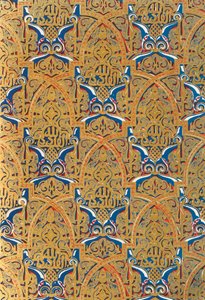 Ornament v panelech na zdech, sál velvyslanců, 1907. od Unbekannt