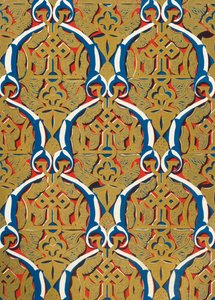 Ornamenty v panelech, Dvůr mešity, 1907. od Unbekannt
