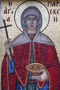Ortodoxní mozaika v Troodosu. V pátek 20150510, Kypr od Unbekannt