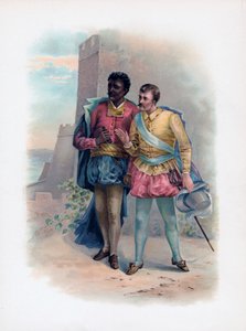 Othello a Iago, 1891 od Unbekannt