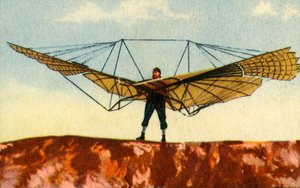 Kluzák Otto Lilienthala, 90. léta 19. století, 1932. od Unbekannt