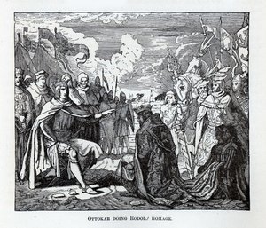Ottokar vzdává hold Rudolfovi, 1882 od Unbekannt