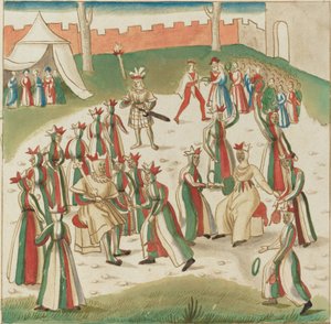 Hry v přírodě, c. 1515. od Unbekannt