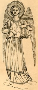 Obrysová kopie anděla namaloval Fra Angelico, 1881. od Unbekannt