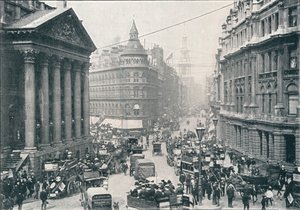 Mimo Mansion House, City of London, 9:00, c1901 1901 od Unbekannt