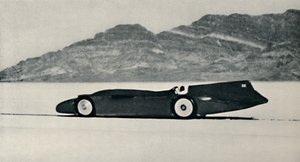 Přes 300 mil za hodinu na Salt Flats, Bonneville, Utah, 1937 od Unbekannt