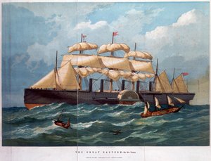 PSS Great Eastern na oceánu, 1858 od Unbekannt