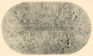 Obraz na stropě dvorany spravedlnosti, č. 1, 1907. od Unbekannt