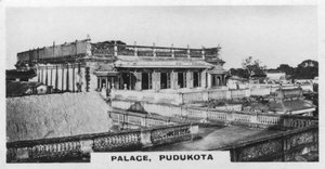 Palác, Pudukottai, Tamil Nadu, Indie, c1925 od Unbekannt