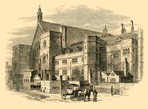 Palace Yard v osmnáctém století, 1881. od Unbekannt