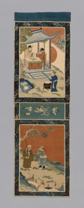 Panel pro obrazovku, Čína, dynastie Čching 1644-1911, 18751900. od Unbekannt