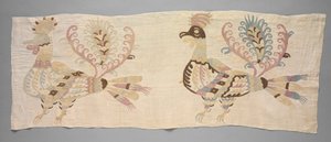 Panel, Fragment of Bedsheet, 1700s. od Unbekannt