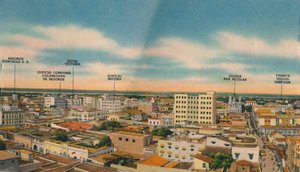 Panorama centrálního sektoru Barranquilla, c1940 od Unbekannt