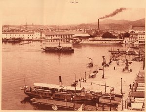 Panorama z Quais v Toulonu, 1930. od Unbekannt