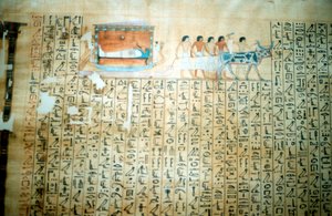 Papyrus ze starověké egyptské knihy mrtvých od Unbekannt