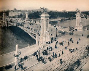 Paříž. - Le Pont Alexandre III. - LL, c1910. od Unbekannt