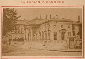 Pařížská komuna (1871): pohled na Palais de la Legion d