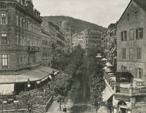 Parkstrasse, Karlovy Vary, Československo, 1895. od Unbekannt