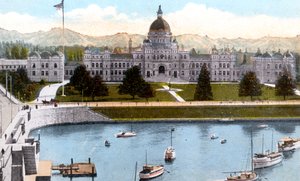 Budovy parlamentu, Victoria, Britská Kolumbie, Kanada, c1900 od Unbekannt