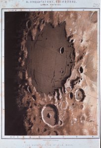 Část měsíčního povrchu, 1857 od Unbekannt