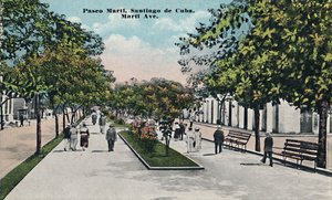 Paseo Martí, Santiago de Cuba, c1910. od Unbekannt
