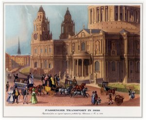 Osobní doprava v roce 1830, 1836 od Unbekannt