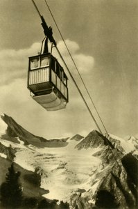 Patscherkofelbahn, Innsbruck, Tyrolsko, Rakousko, c1935. od Unbekannt